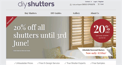 Desktop Screenshot of diyshutters.co.uk